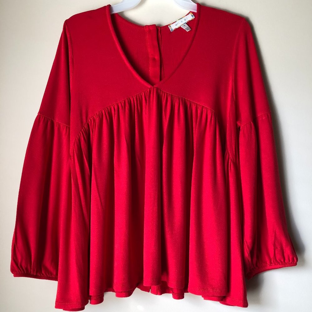 ANTHROPOLOGY ERI + ALI KNIT BLOUSE